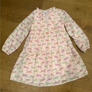 J. Marie Light Pink Cheetah Print Mini Dress